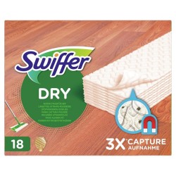 Swiffer Dry Dust lingettes parquet boîte de 18 pièces
