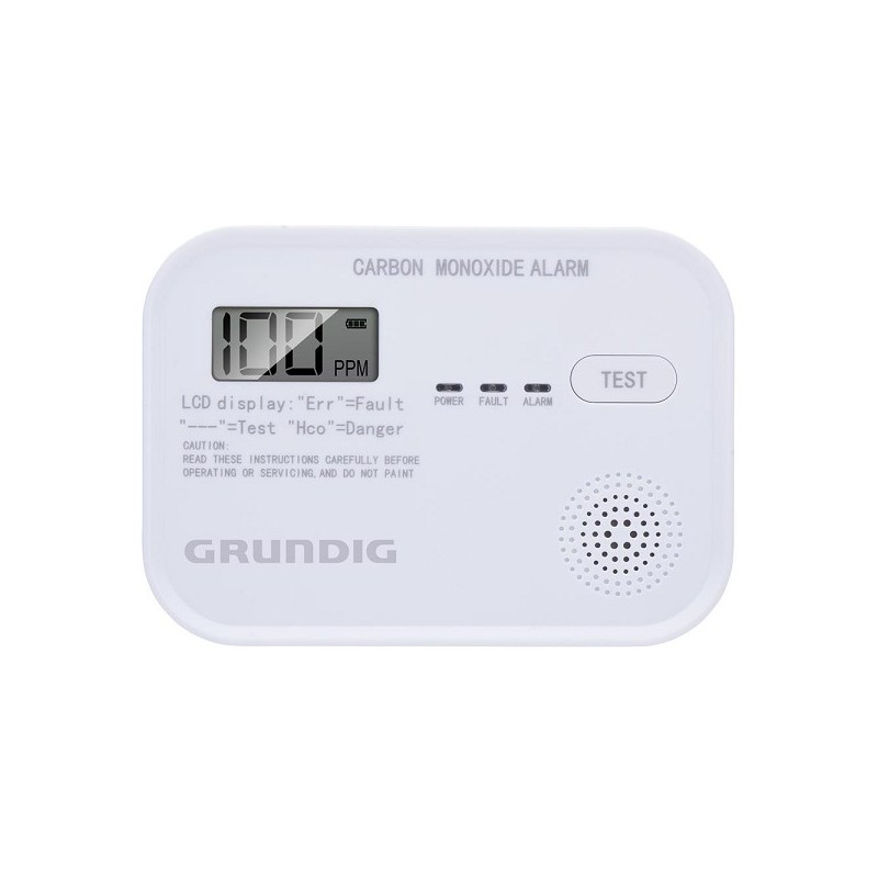 Grundig Détecteur de monoxyde de carbone 85 dB (avec 3 piles AA)