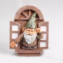 Gnome extérieur porte/fenêtre support mural 20x15cm