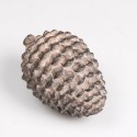 Eikel of dennenappel S 9x7x7cm bruin/grijs