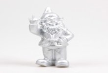 Stoobz Polystone statue nain f*ck you argent 20cm