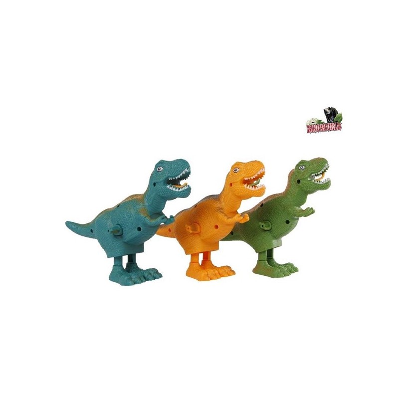 DinoWorld en cours d'exécution T-Rex avec mécanisme de remontage 16 cm