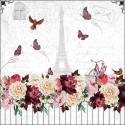 Serviettes Ambiente Paris Romantique 33x33cm