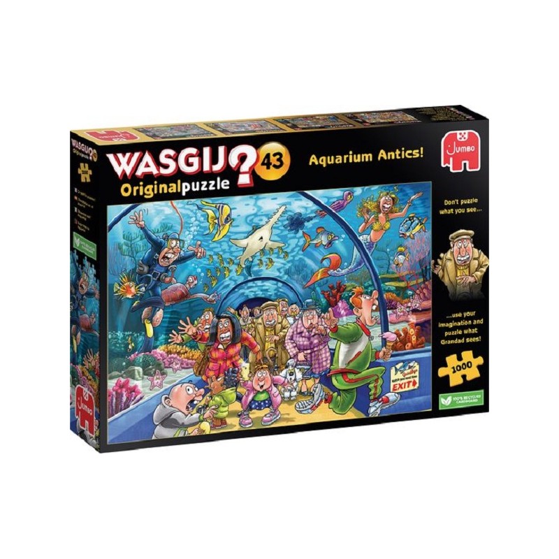 Jumbo Wasgij puzzel Aquarium Antics! Original 43 1000pcs