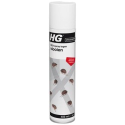 HGX Spray contre les puces 400ml Le spray anti-puces efficace