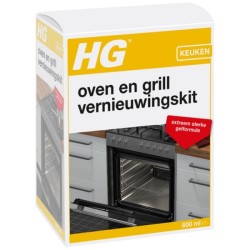 HG Kit de renouvellement four et grill Élimine les résidus collants tenaces