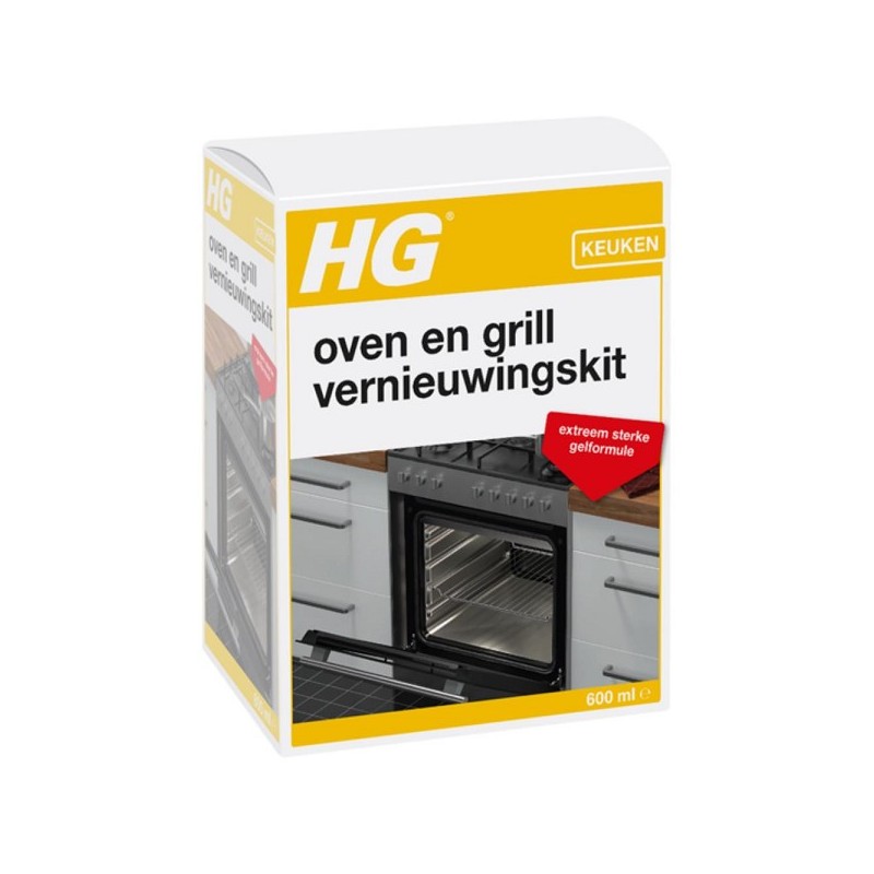 HG Kit de renouvellement four et grill Élimine les résidus collants tenaces