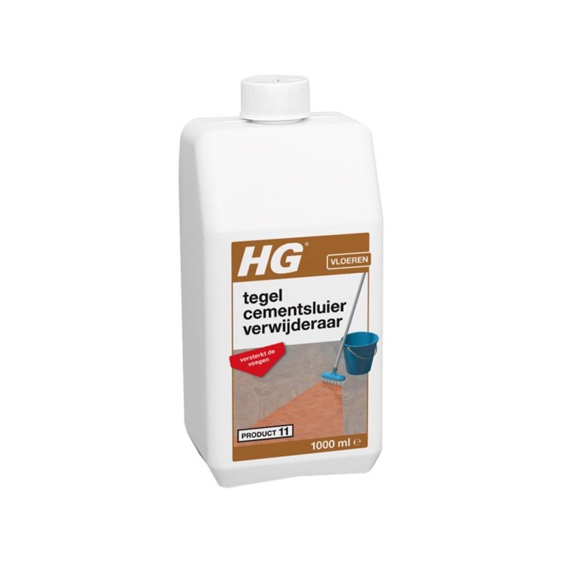 HG Tegel cementsluierverwijderaar 1 liter Voor alle soorten tegels en plavuizen