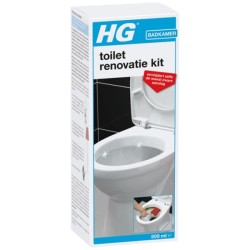Kit de rénovation de toilettes HG 500 ml Une seconde vie pour la cuvette des toilettesLe kit de rénovation de toilettes HG est u