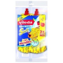 Vileda SuperMocio Soft vadrouille de rechange jaune multipack de 2 pièces