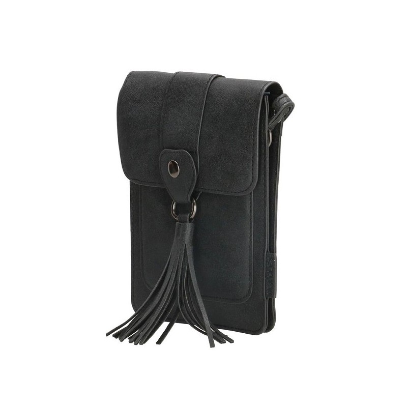 Beagles Carral sac de téléphone cuir artificiel 12,5xh18cm noir