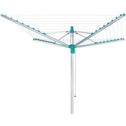 leifheit Linomatic 400 Easy corde à linge rotative 40 m avec manchon inférieur