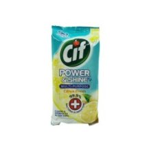 Cif reinigingsdoekjes Power & Shine Antibacterial Citrus 90st