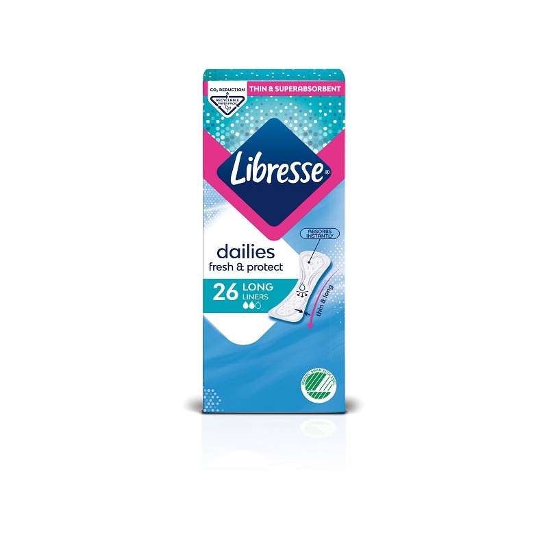 Libresse Daily Fresh protège-slips Long 26 pcs