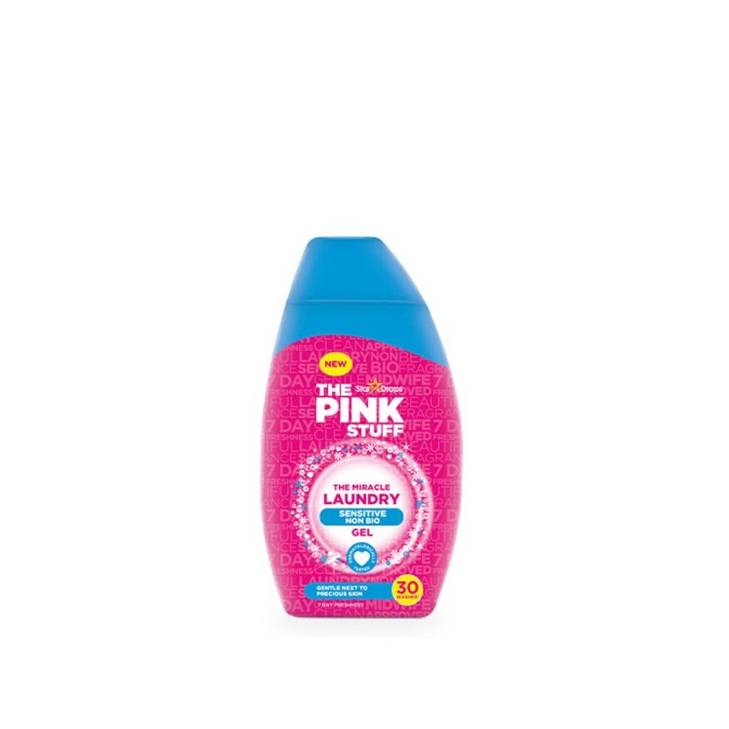 The Pink Stuff lessive liquide Gel Sensitive NonBio 30sc 900ml