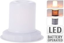 Lampe LED effet flamme Ø8xh9cm