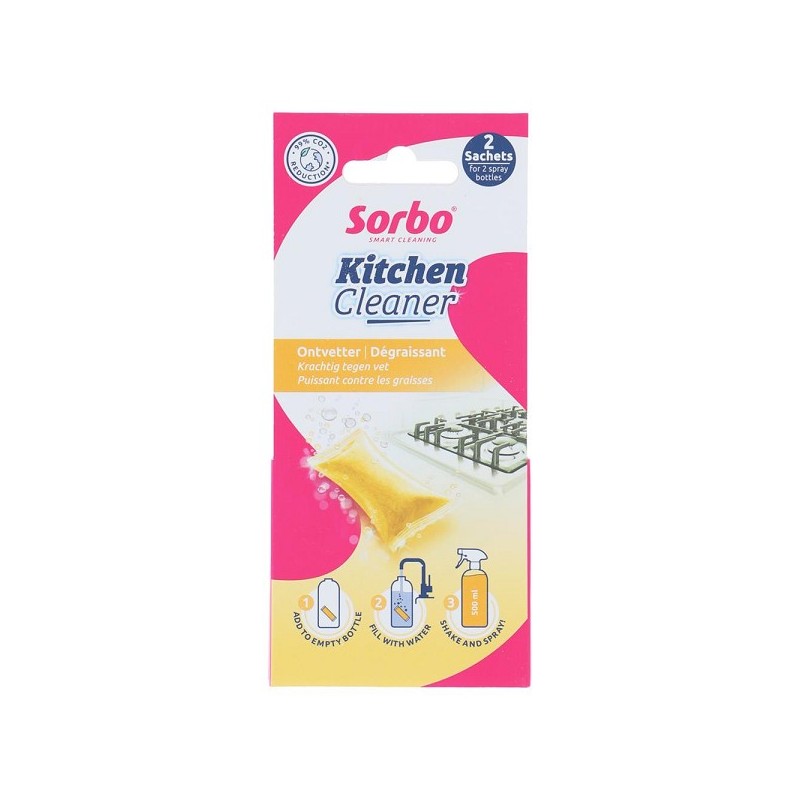 Sorbo Recharge nettoyant cuisine 2 sachets