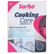 Sorbo Cooking Care éponge de cuisine anti-rayures lot de 2 pièces