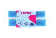 Sorbo Éponge sanitaire XL lot de 2 pièces 11,5x6,5x4cm