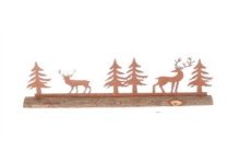 HBX natural living Deco stam herten in bos 40x13x3cm