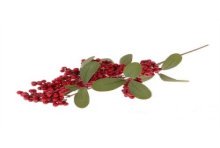 HBX natural living Kunsttak Eucalyptus  Berry 62cm