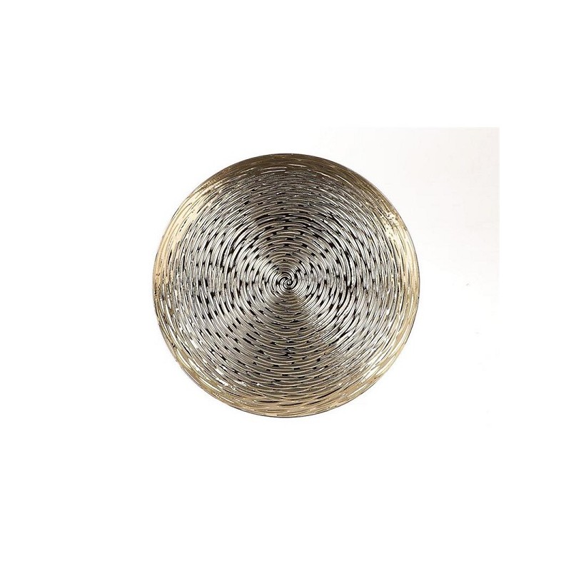 HBX natural living Onderbord kunststof Ø33xh2cm goud