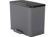 Curver Deco Bin Duo pedaalemmer 26L+26L Cool Grey