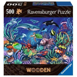Ravensburger Onder de zee houten puzzel 500 stukjes