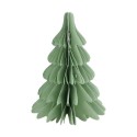 Kerstboom papier 12x12x18cm licht groen