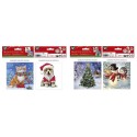 Craft ID Diamond Painting Cartes de Noël 2 pièces avec enveloppe 13x13cm