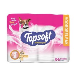 TopSoft Papier toilette 2 couches 24 rouleaux