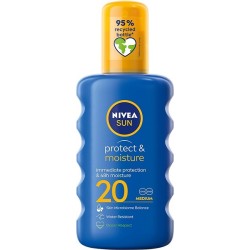 Nivea Zonnebrand Spray Protect & Moisture SPF20 200ml