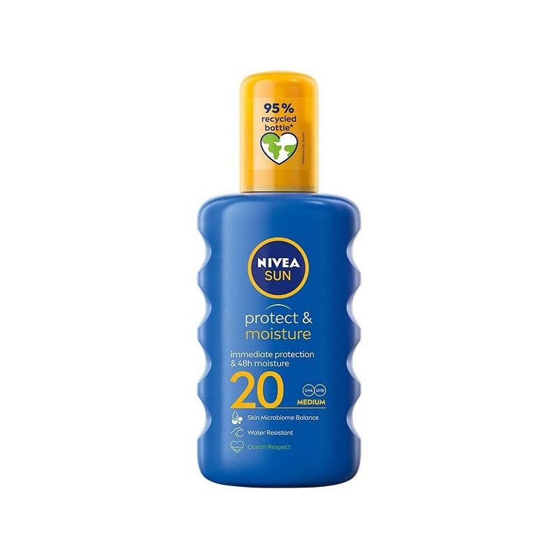 Nivea Spray Solaire Protection & Hydratation SPF20 200 ml