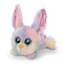 NICI Glubschis knuffel liggende konijn Rainbow Candy 15cm