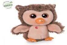 NICI Green Glubschis peluche hibou Twila 15cm collection Vert