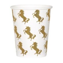 Gobelets en carton Licorne set de 10 pièces 21cl