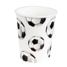 Gobelets en papier Football set de 10 pièces 21cl