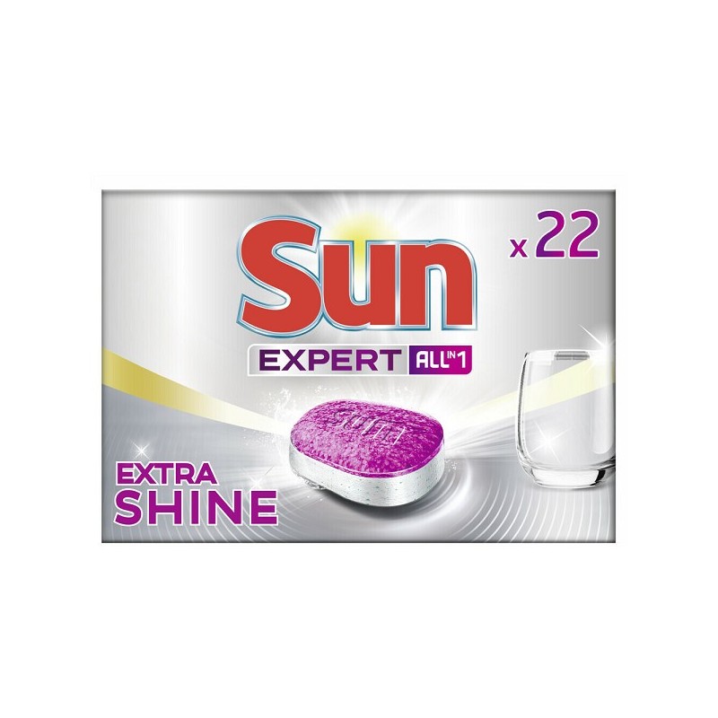 Tablettes pour lave-vaisselle Sun 22st All-in-1 Extra Shine