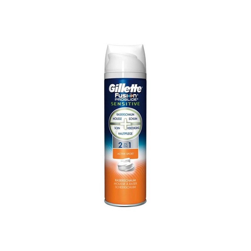Gillette Fusion Mousse à Raser ProGlide Sensitive 250 ml