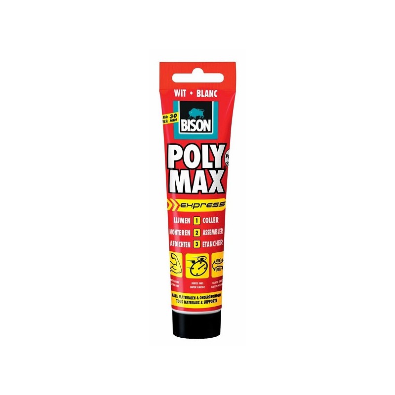 Bison Poly Max Express Blanc 165gr