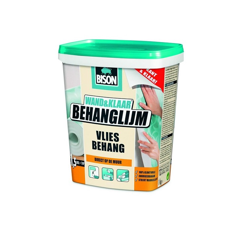 Bison Wand&Klaar Behanglijm Vliesbehang pot 1kg