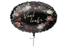Folieballon "Veel liefs" Ø45cm