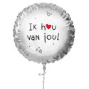 Ballon aluminium "Je t'aime" Ø45cm