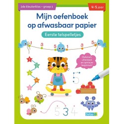 Deltas Mon cahier d'exercices sur papier lavable Jeux de premiers comptages (4-5 ans)