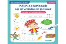 Deltas Mijn oefenboek op afwasbaar papier Leuke schrijfspelletjes (5-6 j.)