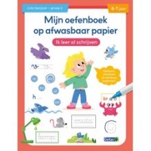 Deltas Mijn oefenboek op afwasbaar papier Ik leer al schrijven (6-7 j.)