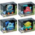 Voiture dinosaure 12x11,5x6,5cm