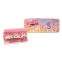 Set de maquillage licorne rose 20x3x8 cm