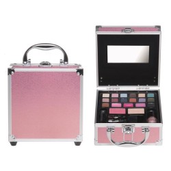 Casuelle cosmetica koffer roze 17 x 17.5 x 8.5 cm