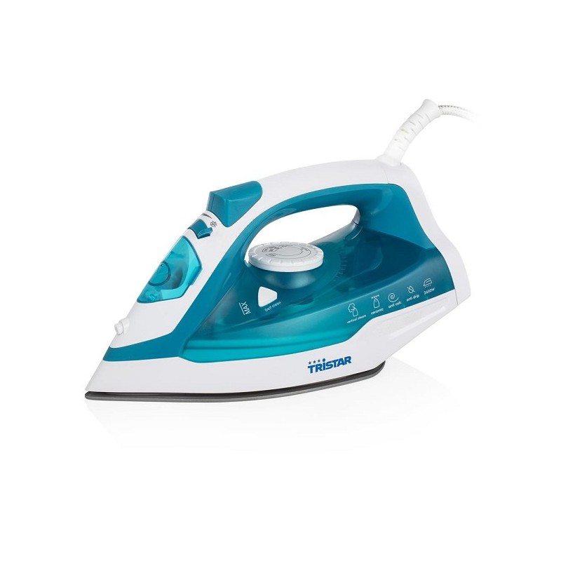 Tristar Stoomstrijkijzer 2600W blauw/wit